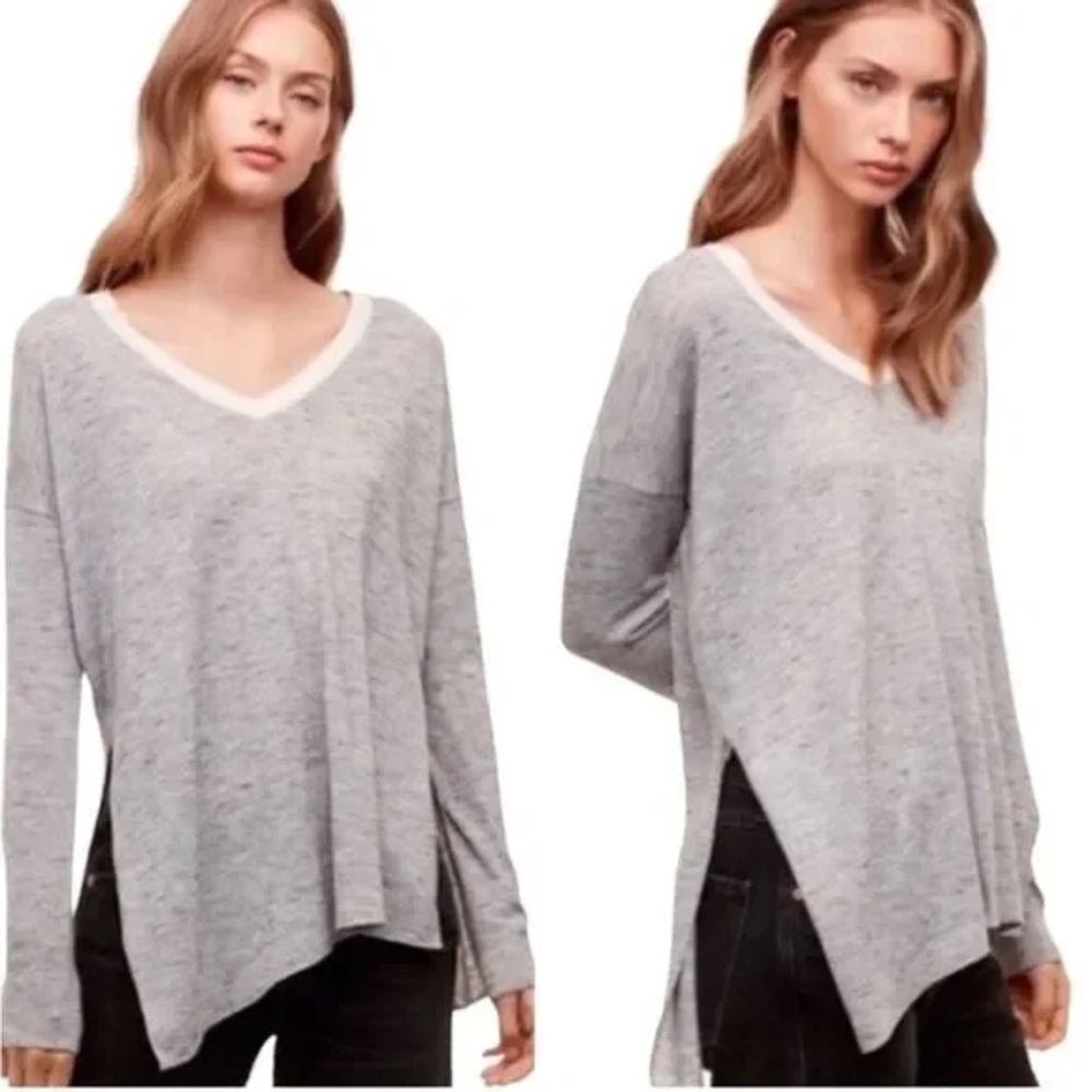 Wilfred Gray Long Sleeve Top
